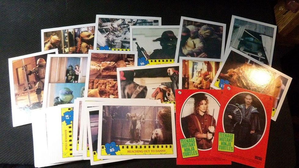 Carte à collectionner 'Tortues Ninja: le film 1' édition Topps 1990, à l'unité