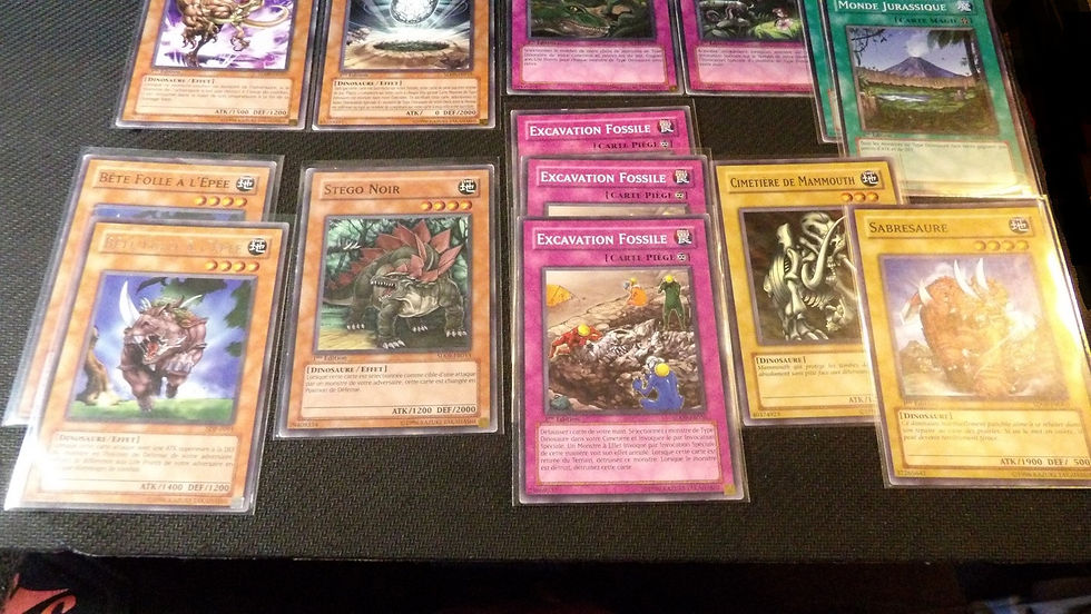 Miniature : Lot de cartes collection Yu Gi Oh! TCG, Théme: 'Dinosaure', ancienne séries