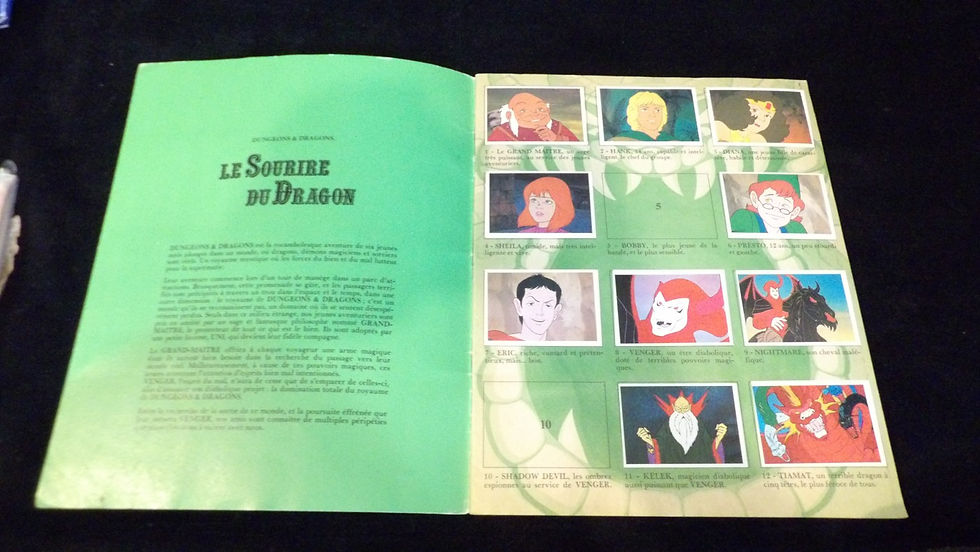 Miniature : Album IT Junior, 'Dungeons & Dragons: Le Sourire du Dragon', édition 1987