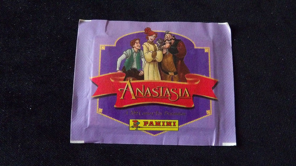 Sachet scellé Panini, ' Anastasia ', version UE 1998