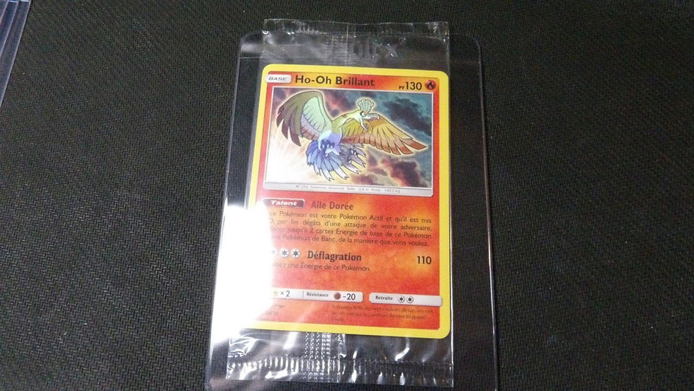 Miniature : Carte Pokémon : 'Ho-Oh Brillant SM70 scellée', Promo S&L 2017 FR