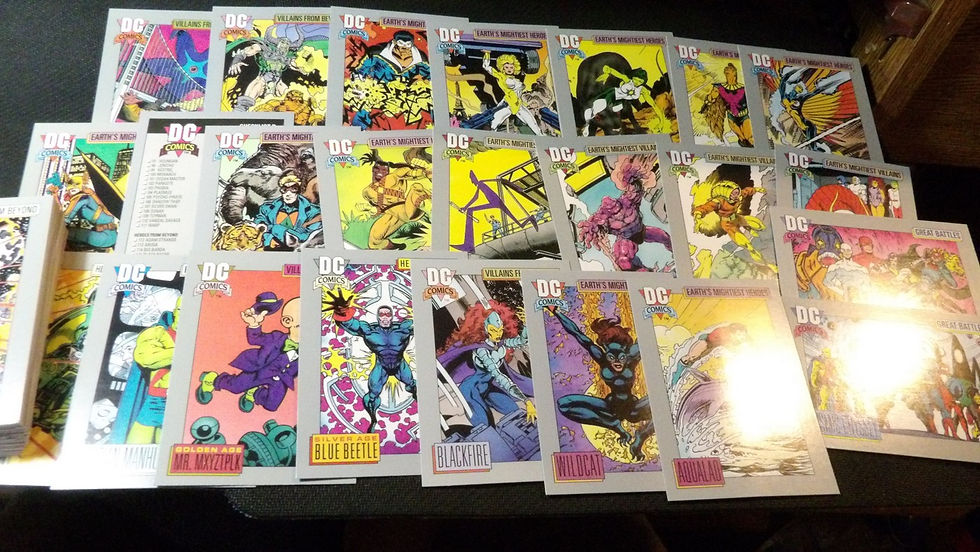 Carte à collectionner 'DC Comics: Cosmic Cards In.', Impel 1991 , à l'unité.