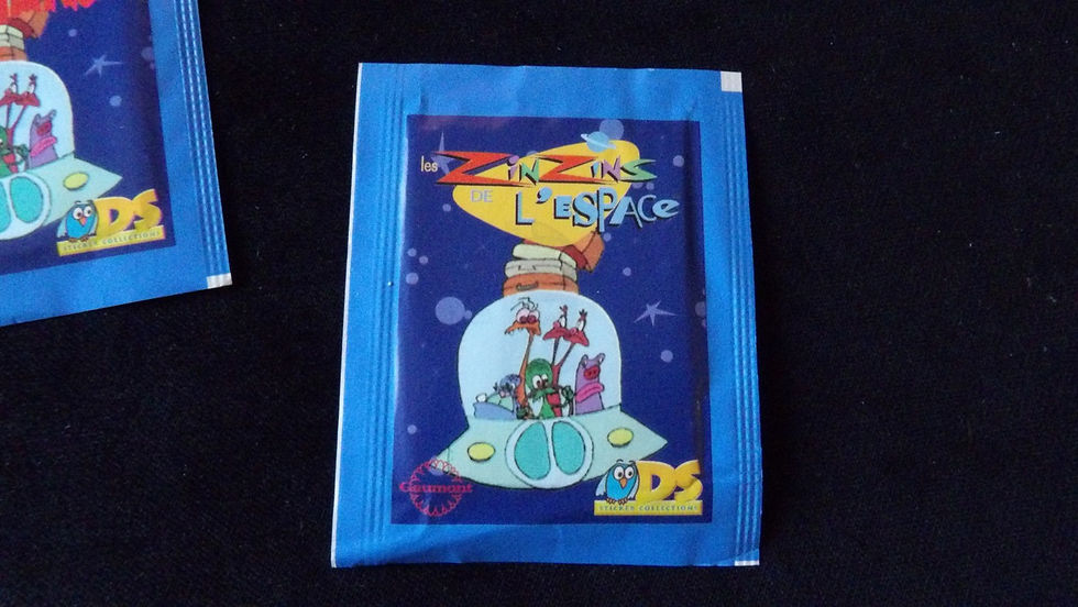 Sachet scellé, ' Les Zinzins de l'Espace ', DS Collection UE 1997