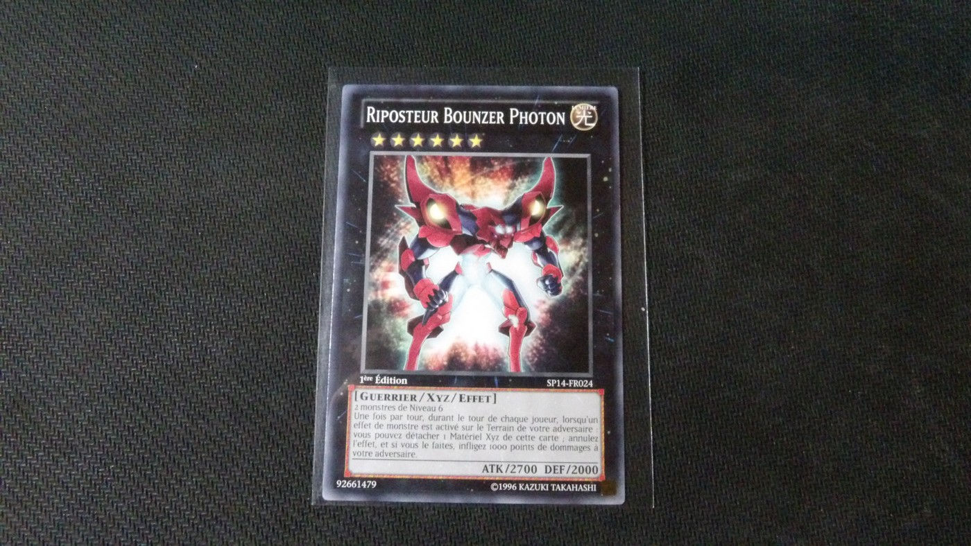 Carte Monstre : 'Riposteur Bounzer Photon' / SP14-FR024, 1ér édition
