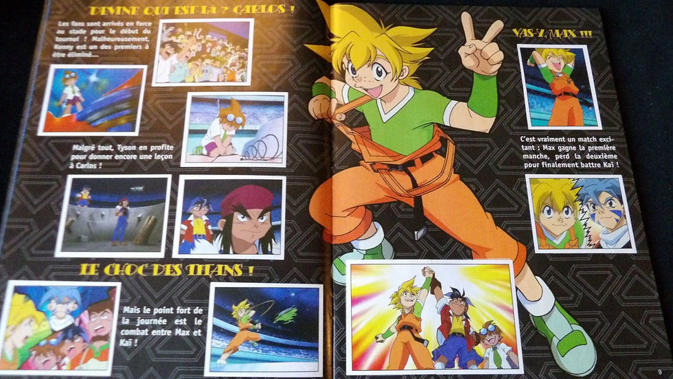 Miniature : Album Panini, BeyBlade: Hyper Vitesse!, édition 2003