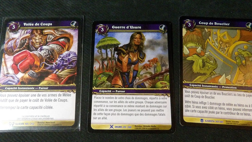 Miniature : Carte Capacité : Guerrier N°3