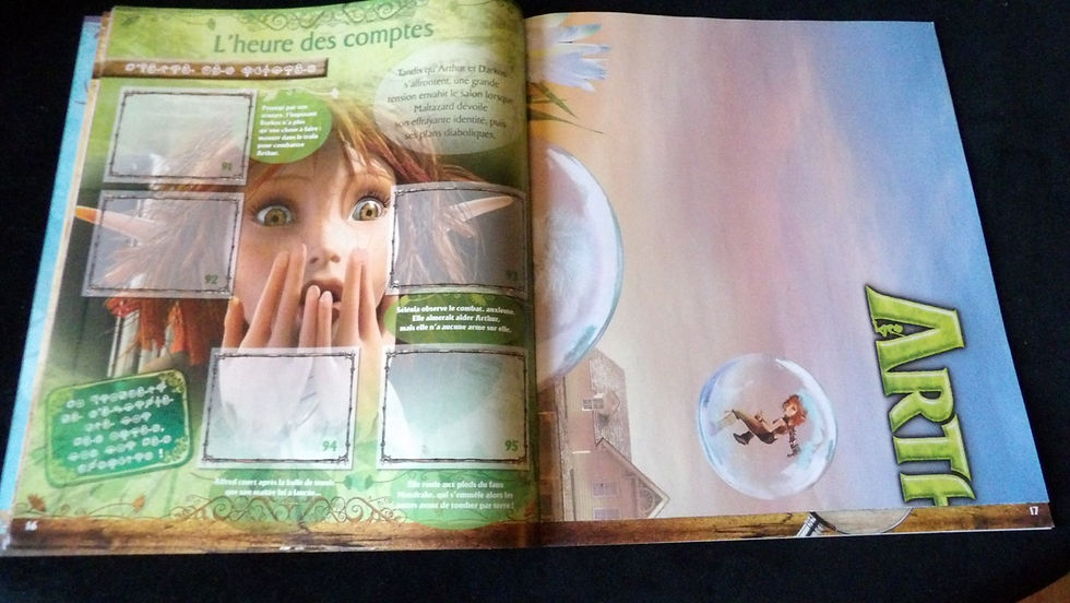 Miniature : Album Panini, Arthur 3: La Guerre des Deux Mondes, édition 2010