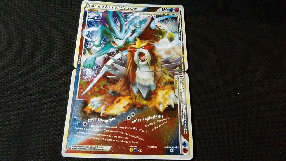 Miniature : Suicune & Entei Légende 94/95 + 95/95, série HGSS Déchainement