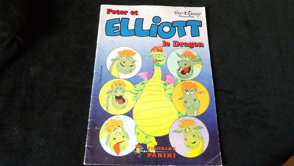Album Panini, 'Peter et Elliott le Dragon', édition 1978