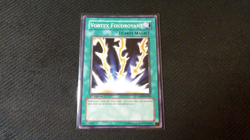 Carte Yu Gi Oh! TCG, Carte Magie 'Vortex Foudroyant' /SD09-FR026