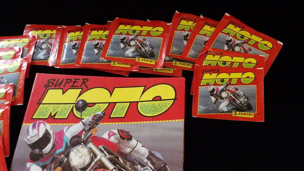 Miniature : Lot Panini : 'Super Moto éd. 1993, Album + 30 sachets (Espagnol)