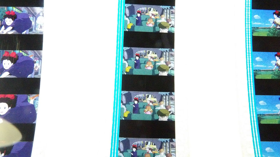 Miniature : Morceaux de Pellicules de film cinéma 35mm, 'Studio Ghibli Animation' à l'unité.