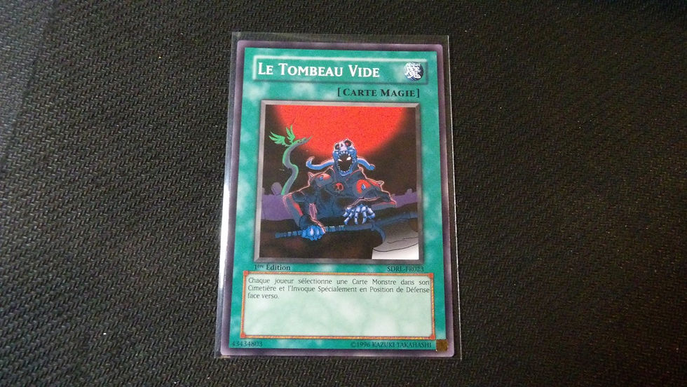 Carte Yu Gi Oh! TCG, Carte Magie 'Le Tombeau Vide' /SDRL-FR023