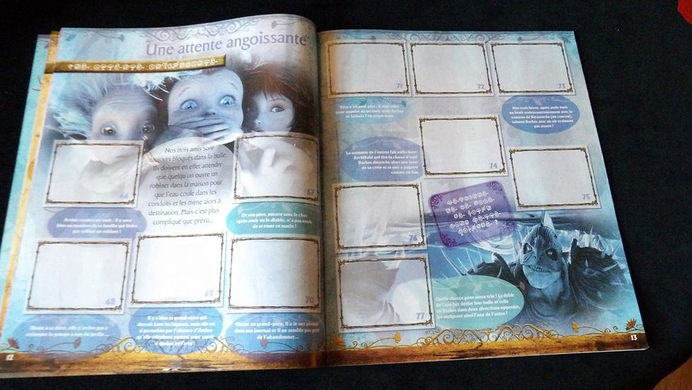 Miniature : Album Panini, Arthur 3: La Guerre des Deux Mondes, édition 2010