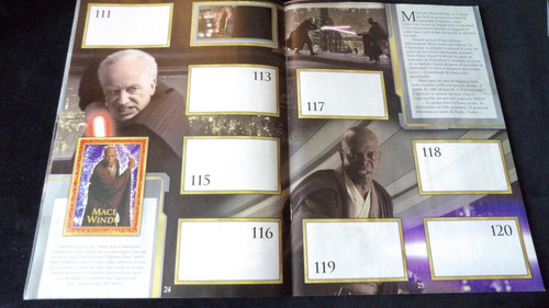 Album Rare Merlin Topps Panini La Revanche Des Sith COMPLET Avec Poster - Collection Star Wars 2005