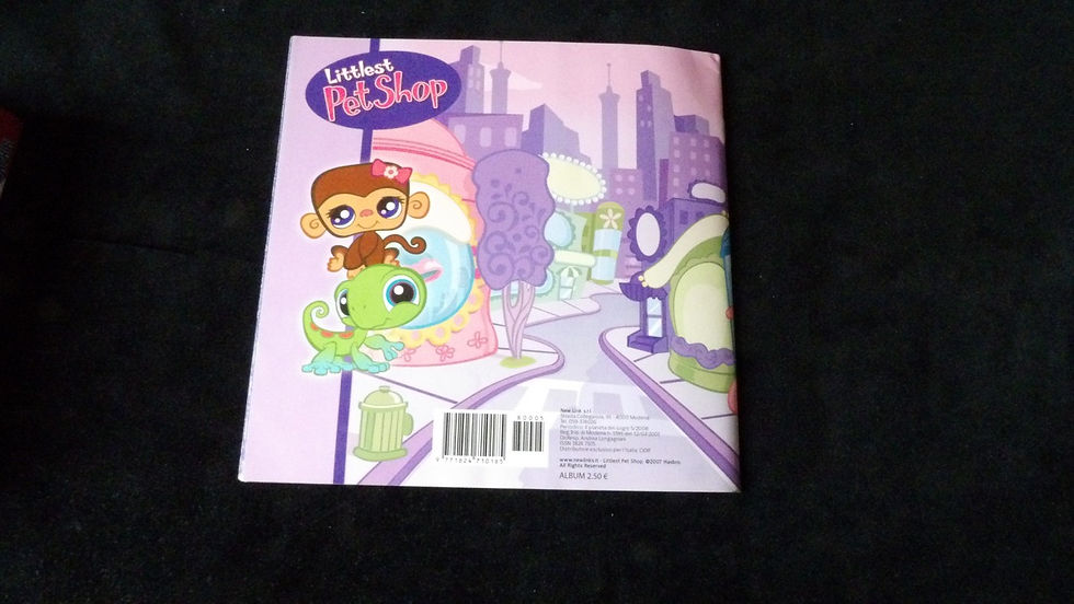 Miniature : Album Panini, Collection 'Littlest Pet Shop', édition 2007