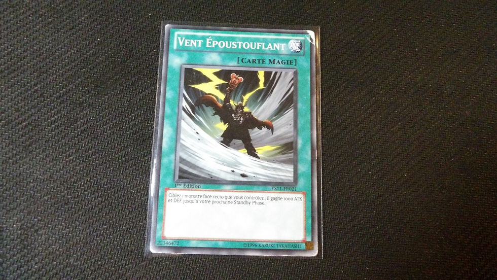 Carte Yu Gi Oh! TCG, Carte Magie 'Vent Époustouflant' /YS11-FR021