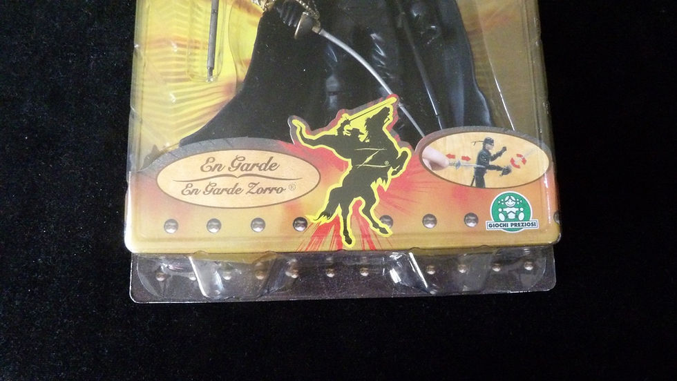 Miniature : Figurine sous Blister, Zorro (avec Épées), Giochi Preziosi 2005