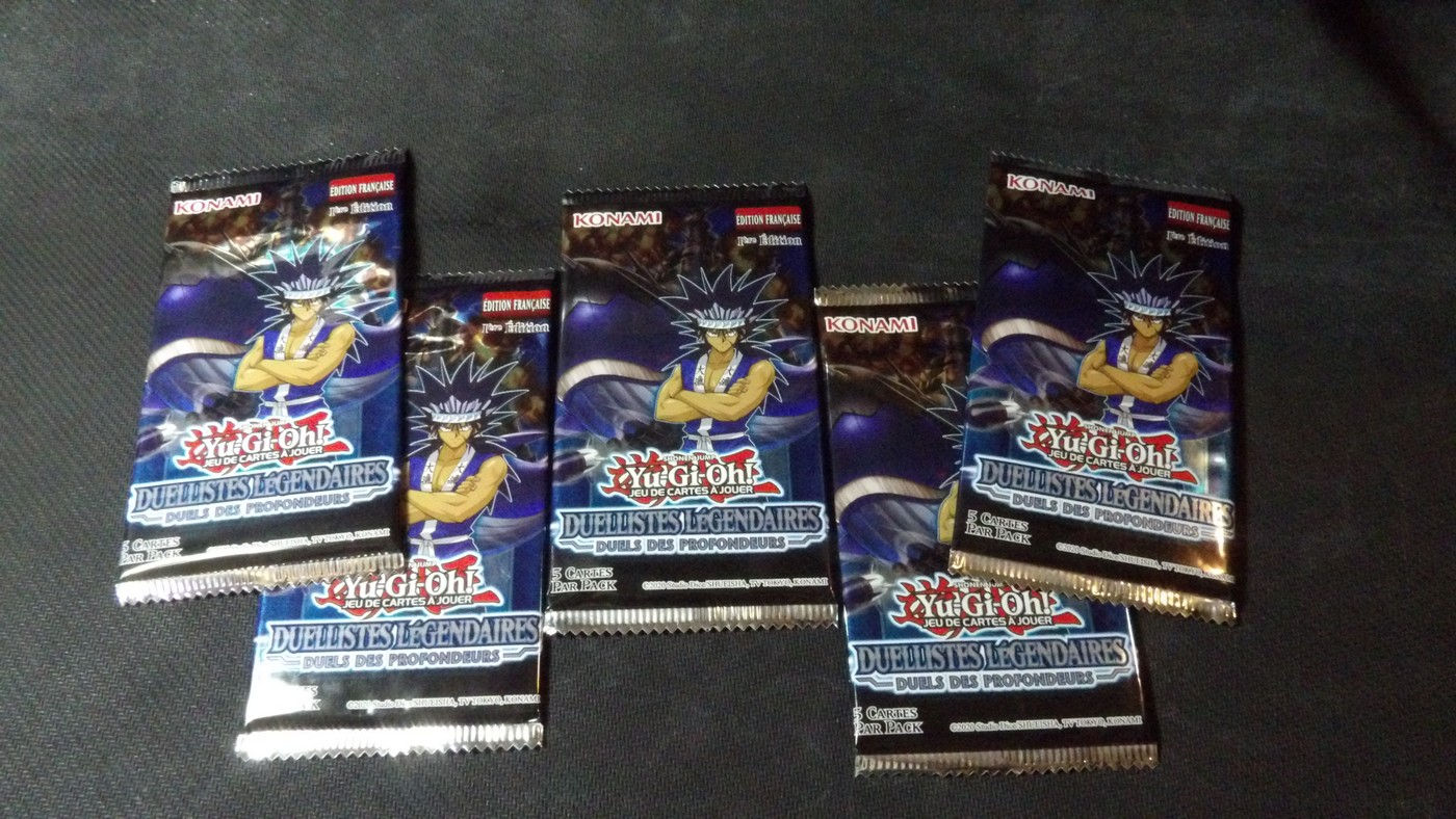 5x Boosters scellés : Duelliste Légendaire / Duel des Profondeurs éd. 2022 FR
