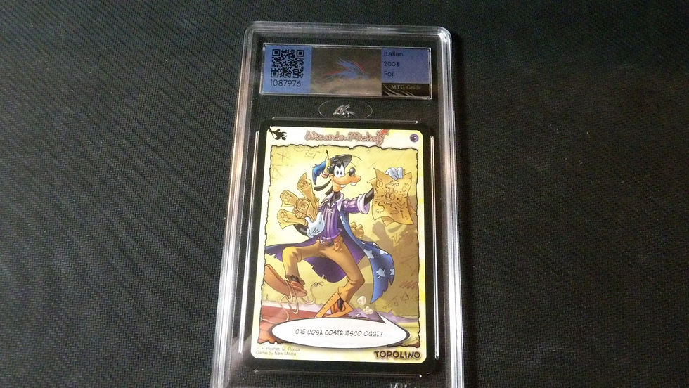 Miniature : 'Wizards of Mickey: Pippo (Dingo) Foil 5/140' MTG Grade 8