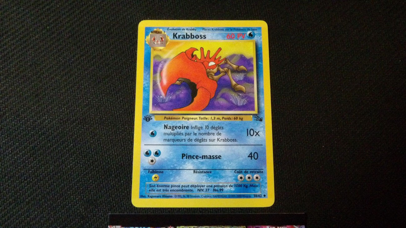 Krabboss ed1 38/62, série Fossile