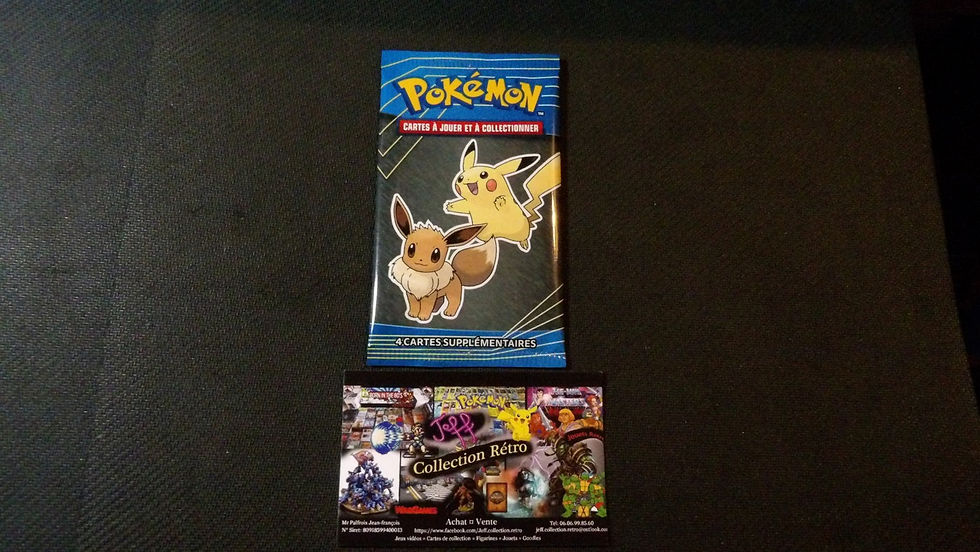 Booster Pokémon, Collection McDonald's 2019, neuf et scellés