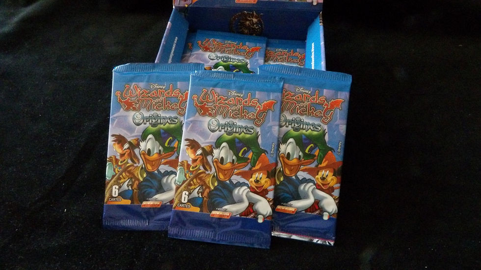 3x Boosters scellés : 'Wizards of Mickey', édition Origines 2009 FR