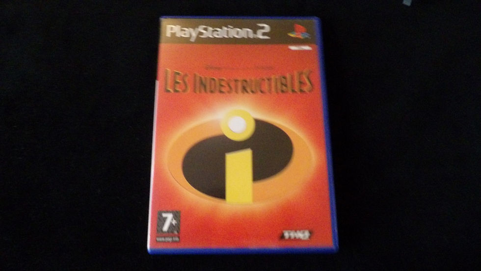 Jeu PS2, 'Les Indestructibles', complet et fonctionnel