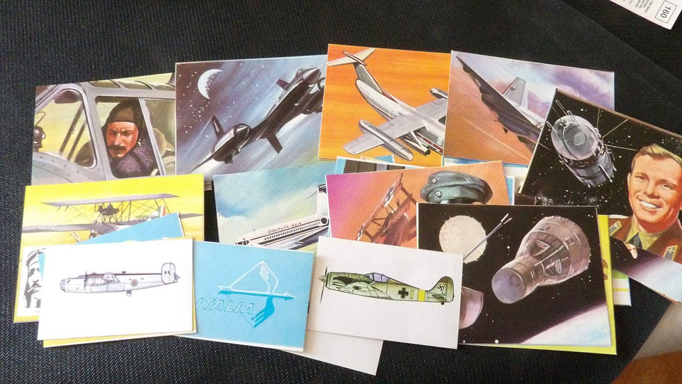 Images Panini, 'Les Avions' Sagédition 1971, à l'unité.
