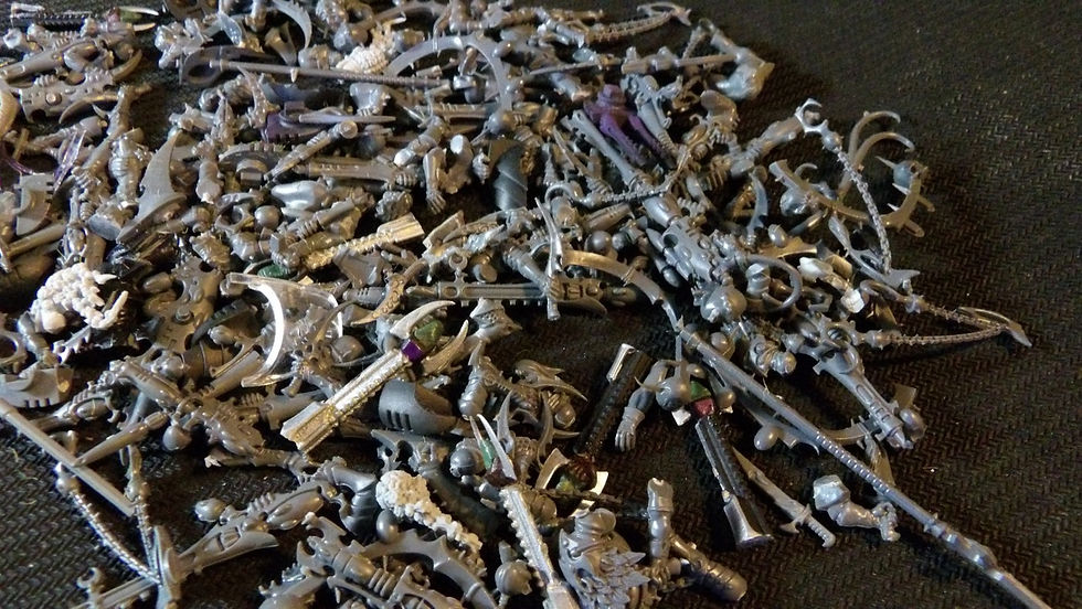 Miniature : Rabiots de figurines Eldar Noir Warhammer 40K