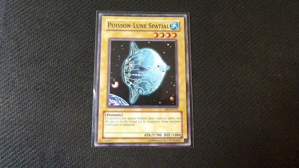 Carte Yu Gi Oh! TCG, Carte Monstre: 'Poisson-Lune Spatial' /DR3-FR121