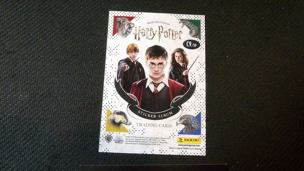 Miniature : Carte Harry Potter, Movie Collection, Panini 2021, Holographique C9/50
