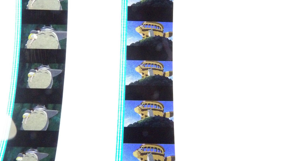 Miniature : Morceaux de Pellicules de film cinéma 35mm, 'Studio Ghibli Animation' à l'unité.