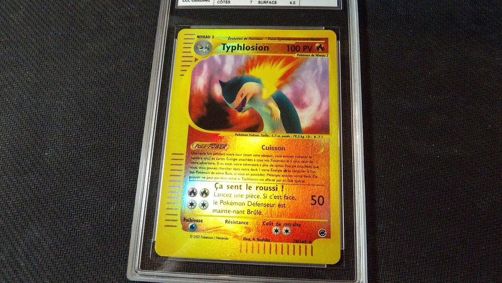 Miniature : Carte Pokémon : 'Typhlosion Rev. 28/165', Gradé CCC Grading 8