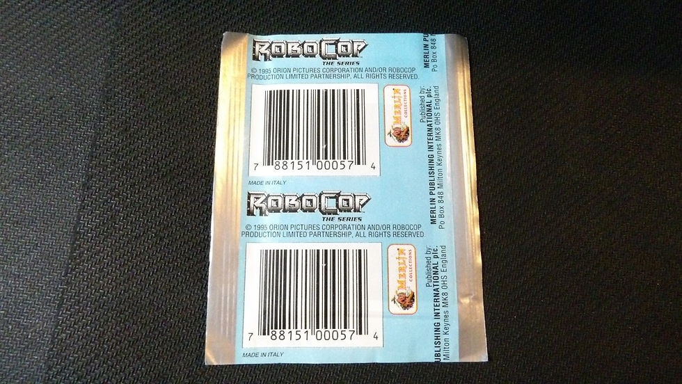 Miniature : 1x Sachet scellé, 'Robocop', Merlin collection 1995