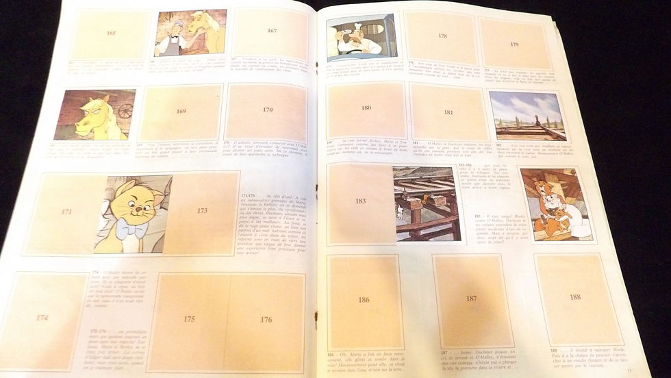 Miniature : Album Panini, 'Les Aristochats', édition 1982