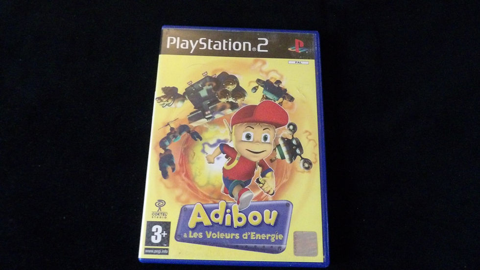 Jeu PS2, 'Adibou: Les voleurs d'énergie', complet et fonctionnel