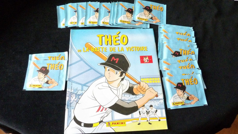 Album Panini, 'Théo, ou la Batte de la Victoire', version FR, Panini 1991
