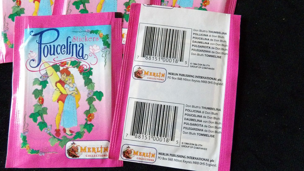 Miniature : Boite non scellé de 50 sachets, ' Poucelina ', Merlin Collection 1994
