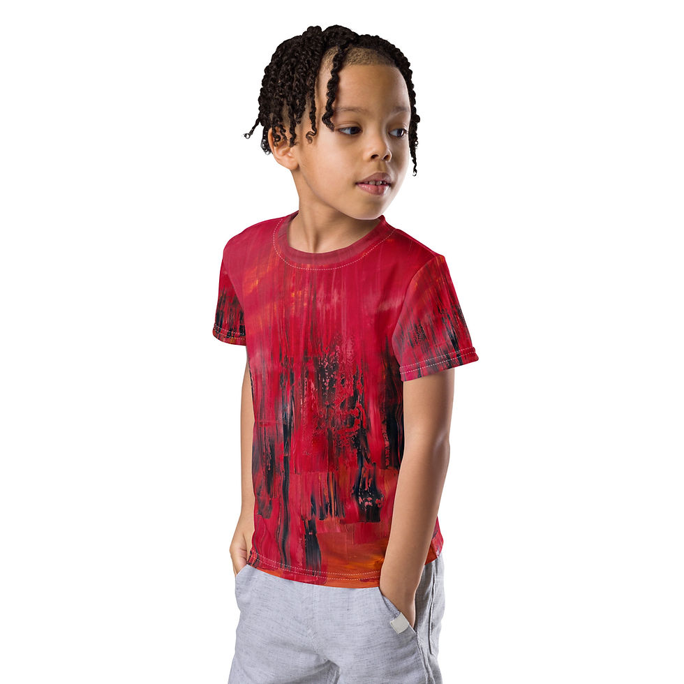 Thumbnail: Kids crew neck t-shirt " Alive"
