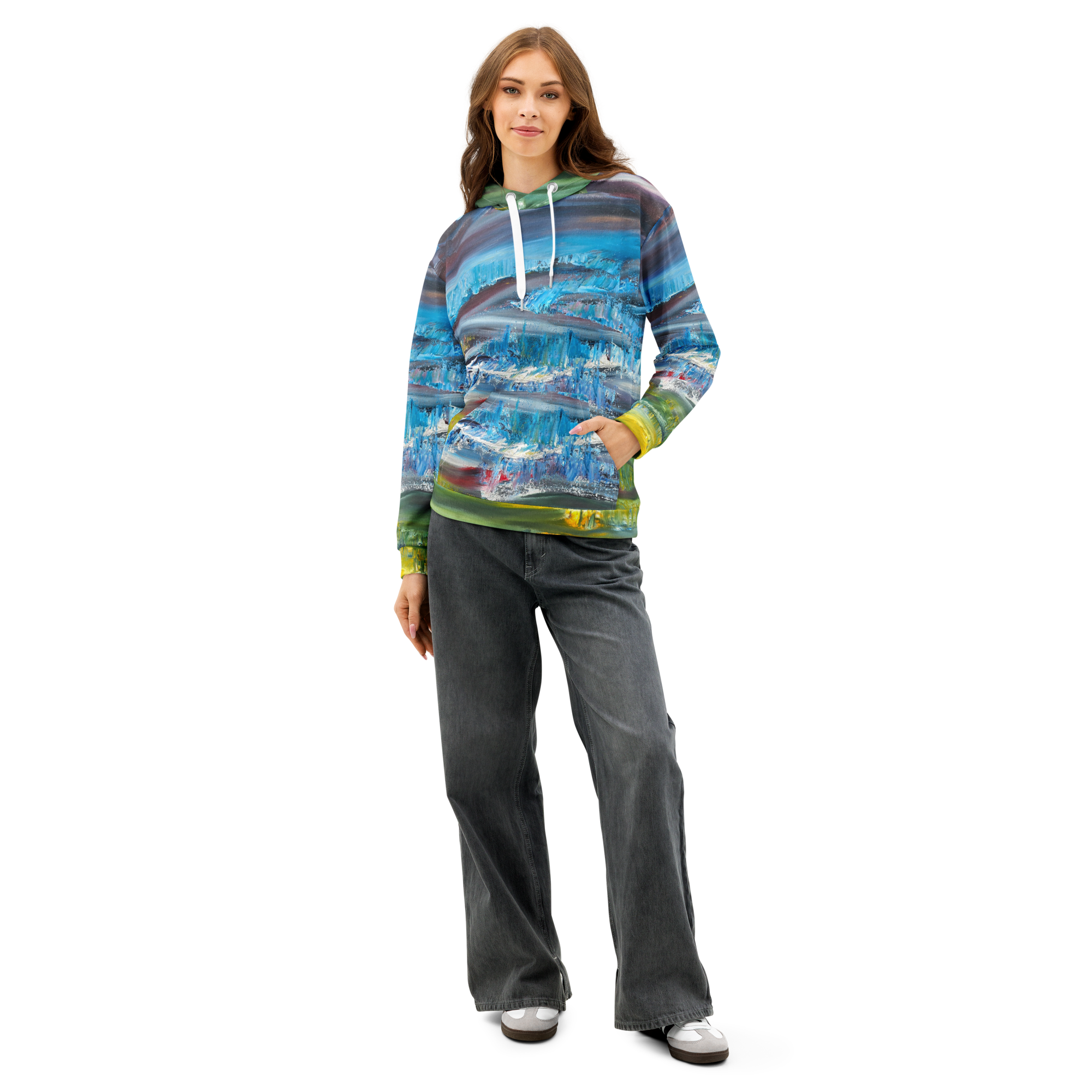 Cotton Unisex Hoodie "New Growth" Dana Zee Studios