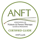 ANFT association of Nature & Forest Therapy Guides & programs Certified Guide Badge.