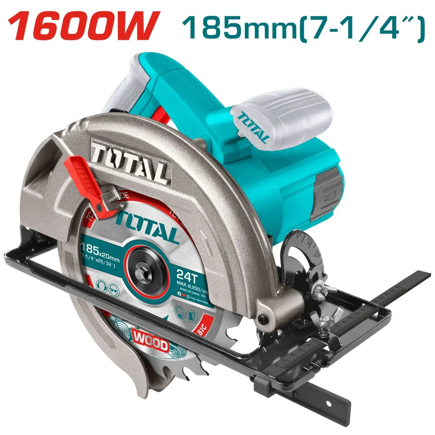 SIERRA CIRCULAR 1600W 5000RPM 185X20MM INDUSTRIAL