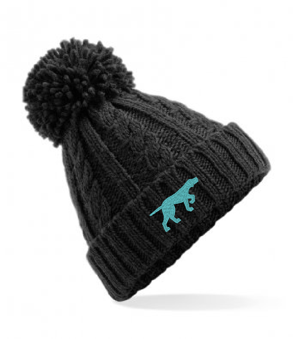 Thumbnail: GSP Rescue UK  - Pointy - BB480 Cable Knit Melange Bobble Hat
