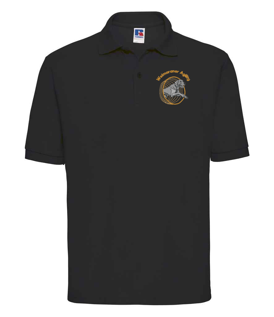 Thumbnail: Weimaraner Agility  - 539M Unisex Polo Shirt