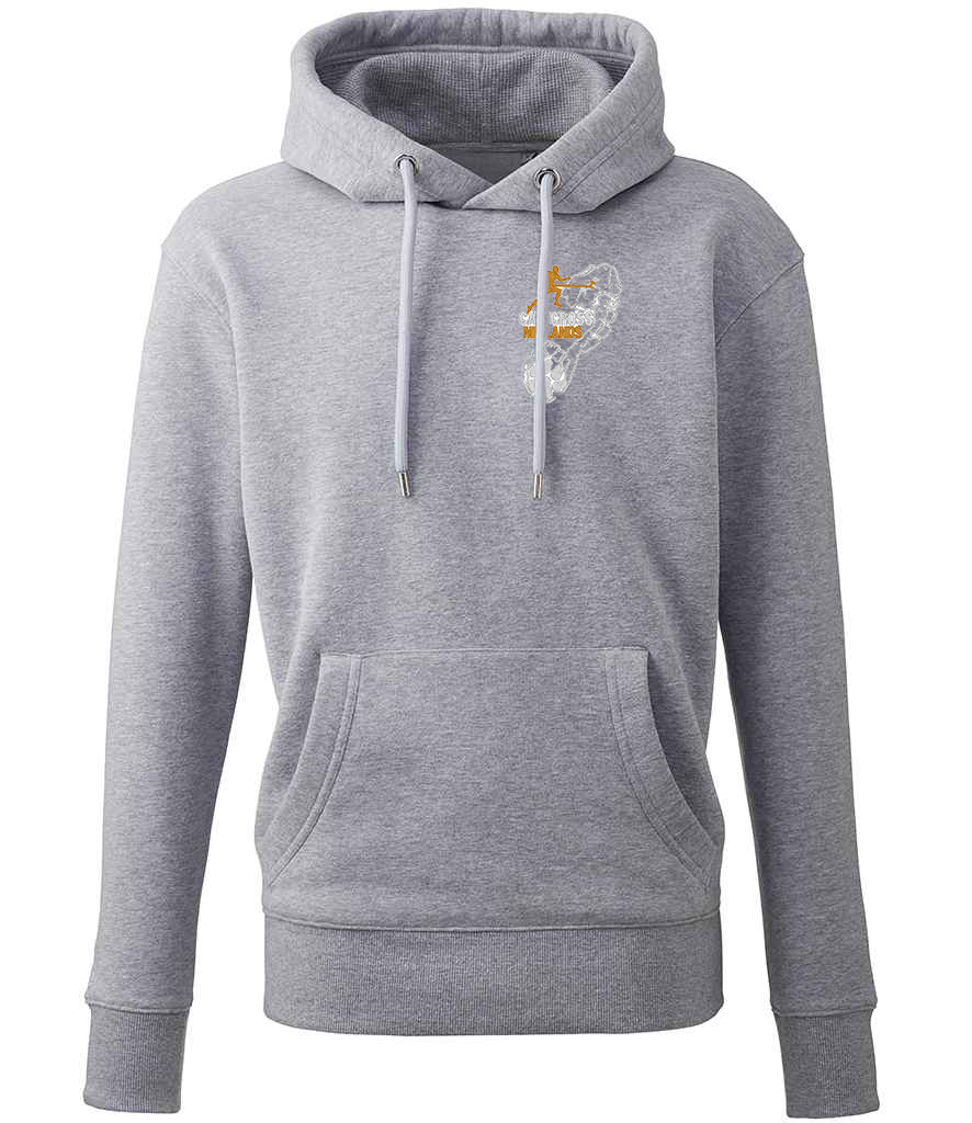 Thumbnail: Canicross Midlands - AM01 Unisex SuperSoft Heavy Organic Hoodie