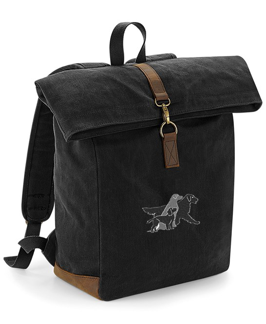 Thumbnail: Evolution Dog Training - QD655 Heritage Waxed Cotton Canvas Back Pack