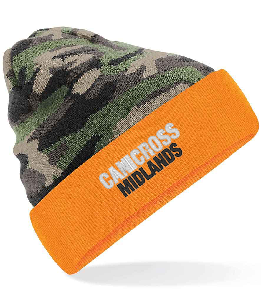 Thumbnail: Canicross Midlands - BB419 Camo Beanie Hat