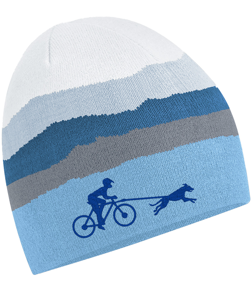 Thumbnail: Mountain Peaks Beanie Hat - BB394R Bikejor or Canicross