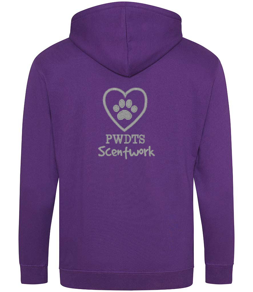 Thumbnail: PWDTS Scentwork - JH050 Unisex Full Zip Hoodie